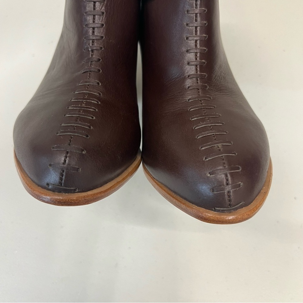 BaliElf ELF Monte Carlo Made by Hand Dark Brown Leather Boots Size 7.5 - Picture 6 of 9